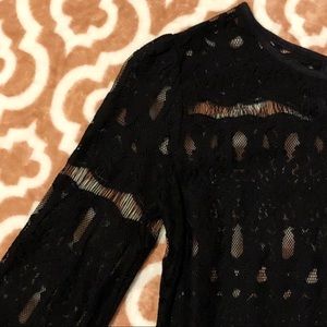 Black Lace Top